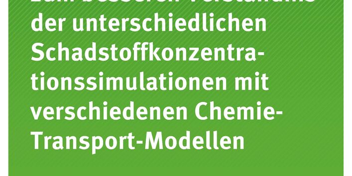 Cover Texte 56/2013 Ein Meteorologievergleich zum besseren Verständnis der unterschiedlichen Schadstoffkonzentrationssimulationen mit verschiedenen Chemie-Transport-Modellen