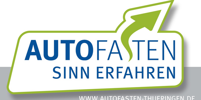Das Logo des Aktionsbündnisses "AUTOFASTEN Thüringen" - Sinn erfahren