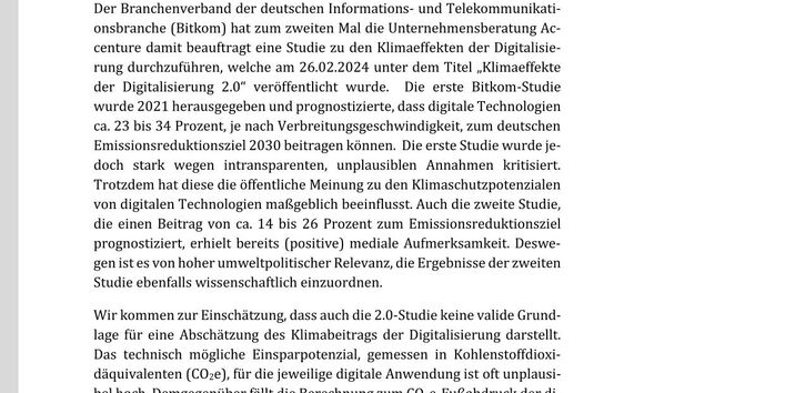 Erste Seite des Factsheets