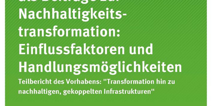 Cover_TEXTE_100-2020_Infrastrukturkopplungen als Beiträge zur Nachhaltigkeitstransformation