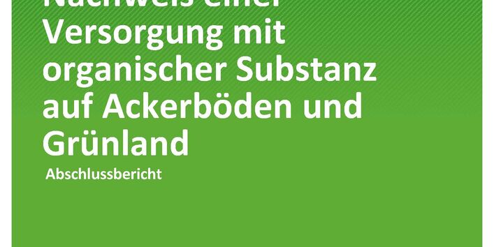 Cover_TEXTE_154-2020_Screening-Methoden zum kostengünstigen Nachweis einer Versorgung mit organischer Substanz auf Ackerböden und Grünland