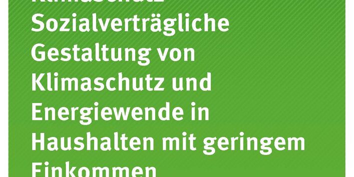 Titel TEXTE 2020 66 Sozialverträglicher Klimaschutz