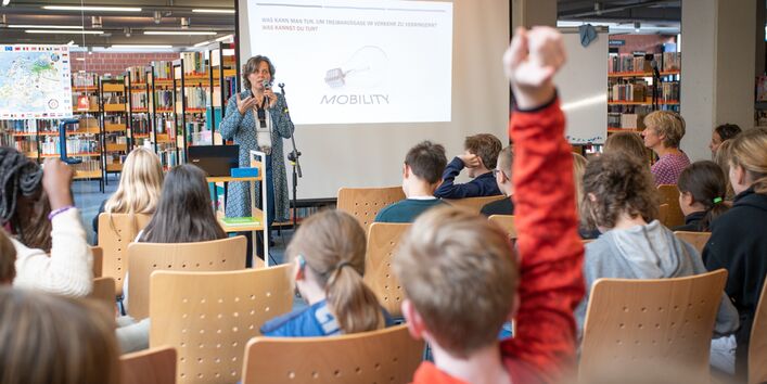 Vortrag in Bibliothek