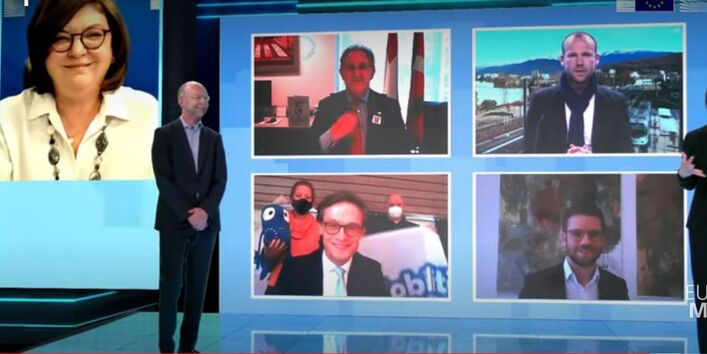 Video zu den vier Preisträgern des EU-Wettbewerbs live