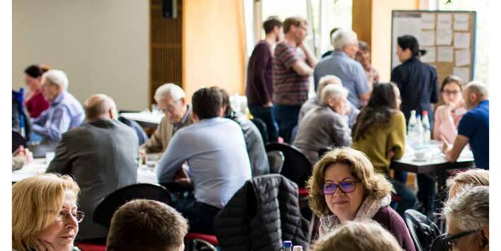 Titelseite der Broschüre "Bürgerdialog GesprächStoff Ressourcen 2019-2020: Deutsches Ressourceneffizienzprogramm ProgRess"