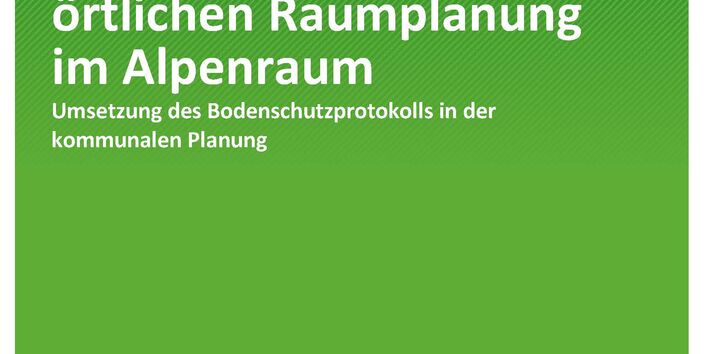 Cover der Publikation TEXTE 220/2020 Bodenschutz in der örtlichen Raumplanung im Alpenraum