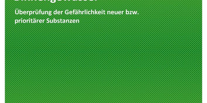 Cover der Publikation TEXTE 233/2020 Umweltqualitätstnormen für Binnengewässer: Überprüfung der Gefährlichkeit neuer bzw. prioritärer Substanzen 