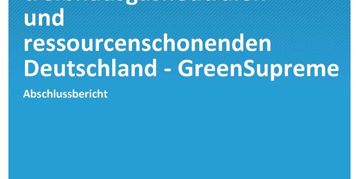 Cover der Publikation Climate Change 05/2020 Transformationsprozess zum treibhausgasneutralen und ressourcenschonenden Deutschland - GreenSupreme