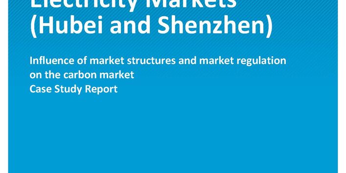 Cover of publication Climate Change 37/2021 China’s Pilot Emissions Trading Systems and Electricity Markets (Hubei and Shenzhen): Influence of market structures and market regulations on the carbon market 