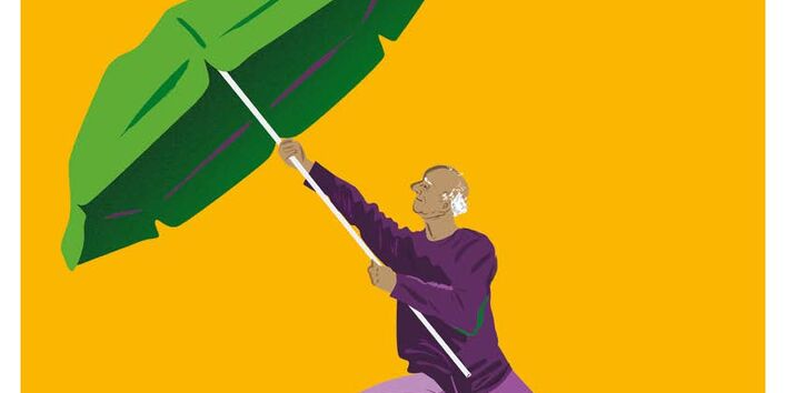 Titelseite der Broschüre "Der Hitzeknigge: Tipps für das richtige Verhalten bei Hitze"