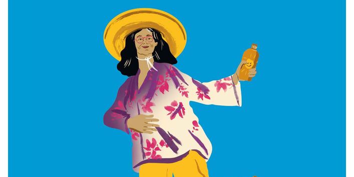 Titelseite des Kampagnenleitfaden (Schattenspender) "Spenden Sie Schatten! WERDEN SIE TEIL DER KAMPAGNE „SCHATTENSPENDER“ DES UMWELTBUNDESAMTES"