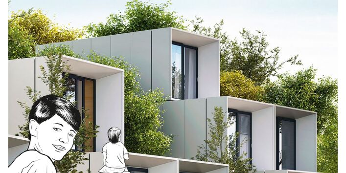 Titelseite der RESCUE-Broschüre „Wie wir leben – Unser Weg in eine treibhausgasneutrale und ressourcensparende Zukunft“