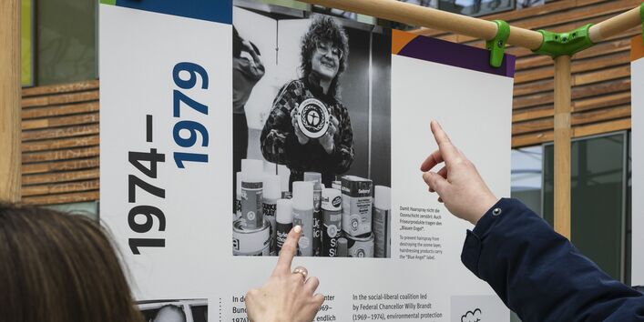 Das Hauptgebäude des Umweltbundesamtes in Dessau-Roßlau 