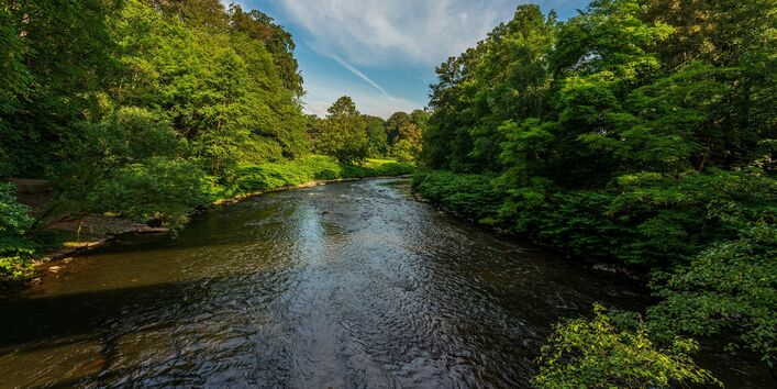 Foto des Flusses Wupper