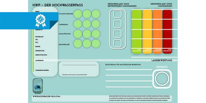 Innenansicht des Hochwasserpass