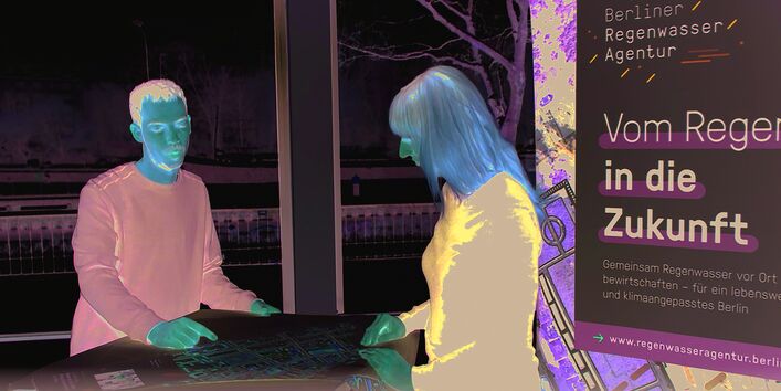 Die Regenwasseragentur bietet Immobilieneigentümer:innen und Projektbeteiligten eine Erstberatung zu Fragen der Planung und Umsetzung von Maßnahmen der dezentralen Regenwasserbewirtschaftung in Berlin.