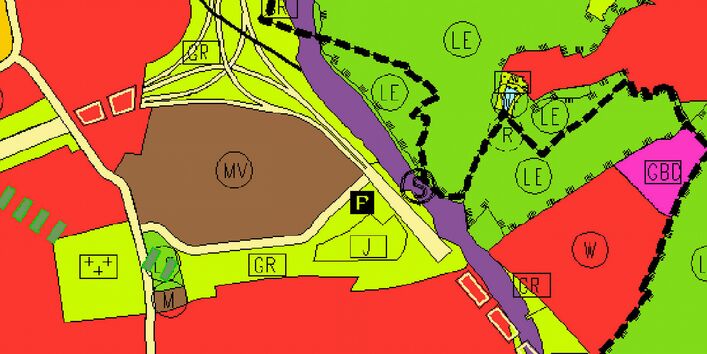 Flächennutzungsplandarstellung