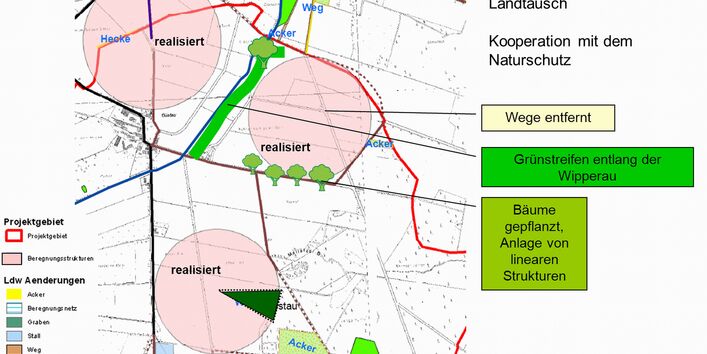 Beispielhafte Darstellung Dynamischer Kulturlandschaftsplan