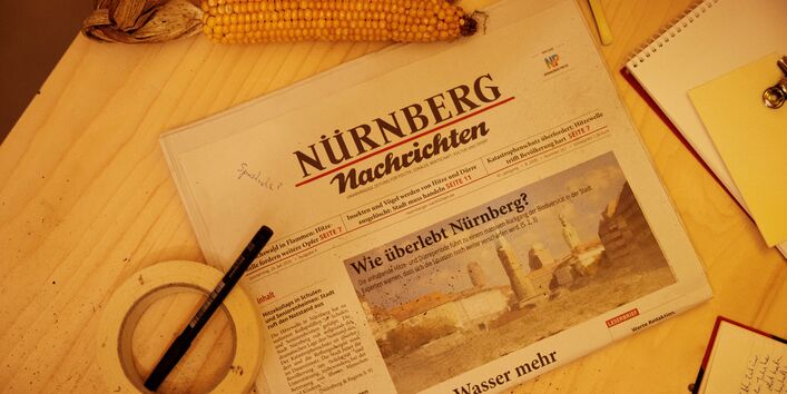 Fiktive Berichterstattung im Rahmen der Inszenierung im April 2023 von "Was wäre, wenn …?"