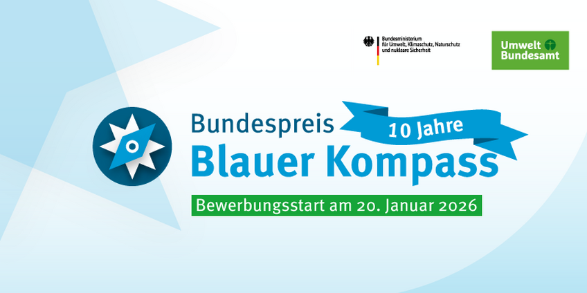Blauer Kompass Wettbewerbsstart 20. Januar