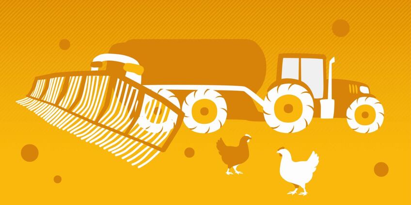 Grafische Darstellung eines Traktors