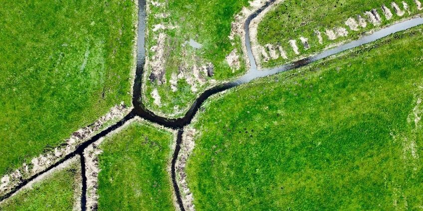 Canals bird's eye view