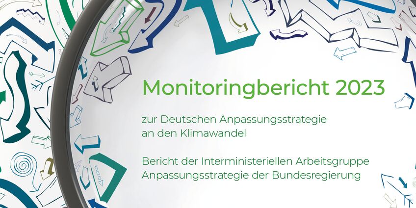 The cover shows a magnifying lens pointing at artwork containing arrows in various colours. In the centre of the lens is the title of the current Report.