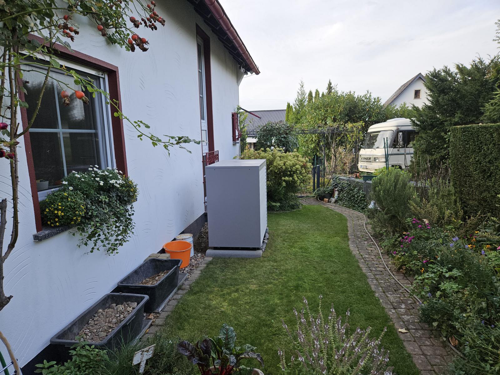 Aussengerät der Wärmepumpe